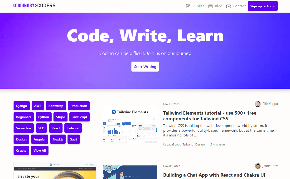 Ordinary Coders